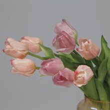 Load image into Gallery viewer, 5PCs PE Feel Tulip Artificial Flowers Desktop Simulation Flower

