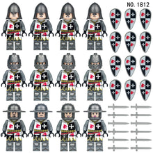 Load image into Gallery viewer, Medieval Knight Military Soldier Castle Building Blocks Doll 1813 Toy Doll Accessories
