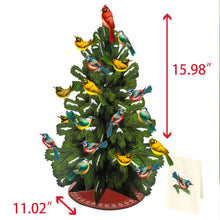 Load image into Gallery viewer, Stereoscopic Pop up Christmas Tree Removable Bird Ornaments Holiday Decorations

