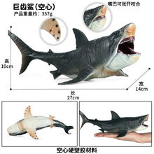 Load image into Gallery viewer, A Variety of Marine Life Models Great White Shark Megalodon Whale Shark Tiger Shark Blue Whale Children Learning Cognitive Ornaments
