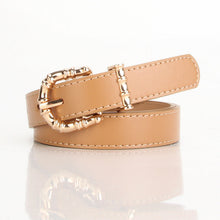 Load image into Gallery viewer, Alloy Pin Buckle Casual All-Match Pu Thin Belt Clothing Matching Belt Jeans Strap
