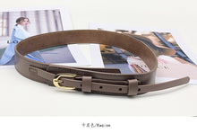 Load image into Gallery viewer, Women's Genuine Leather All-Match Korean Ins Style Waist Seal Belt Women's Matching Coat Pants

