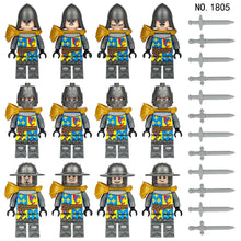 Load image into Gallery viewer, Medieval Knight Military Soldier Castle Building Blocks Doll 1813 Toy Doll Accessories
