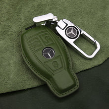 Load image into Gallery viewer, For 21 Mercedes-Benz New E-Class Key Cover E200l C260l A200l S-Class GLC Leather Keychain
