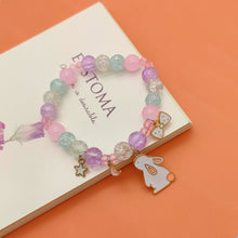 Load image into Gallery viewer, New Cute Cartoon Bunny Colorful Beaded Bracelet Female Student Children Gift Cross-Border Sold Jewelry Bracelet
