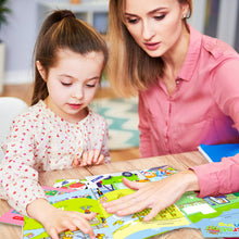 Load image into Gallery viewer, 3 Books Sticker Book New Early Education 0 to 3 to 6 Years Old Baby Educational Cartoon Cartoons Toys Sticker Book DIY
