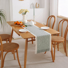 Load image into Gallery viewer, Handmade tassel table runner American jacquard table runner cloth table cloth chest of drawers cover towel decorative dustproof tablecloth

