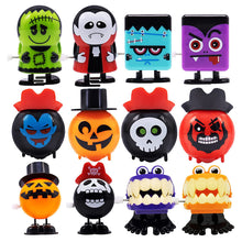 Load image into Gallery viewer, Halloween Wind-up Toy Suit Movable Winding with Eyes Jumping Ghost Tooth Witch Witch Gift

