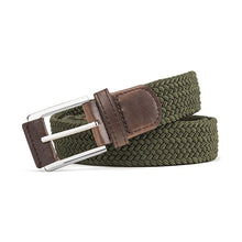 Load image into Gallery viewer, Men's Canvas Pin Buckle Belt Women's Woven Elastic Waistband Outdoor Tactics Belt
