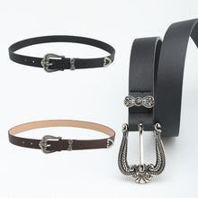 Load image into Gallery viewer, Crown Alloy Buckle Belt Women's European and American Sweater Jeans Decorative Belt
