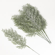 Load image into Gallery viewer, 12pcs/Set Artificial Pine Branches Fake Green Plants Pine Leaf DIY Garland Crafts Christmas Ornamental Flower
