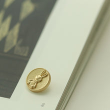 Load image into Gallery viewer, 5pcs/Set Bunny Button Metal Sweater Button Coat Decorative Buckle
