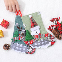 Load image into Gallery viewer, Christmas Day decorative stockings linen gifts Christmas tree pendants
