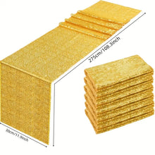 Load image into Gallery viewer, 30 * 275cm Sequin Table Flag Wedding Wedding Birthday Christmas Party Party Tablecloth Decoration Table Runner
