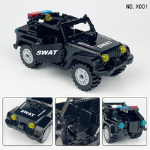 Load image into Gallery viewer, L-3 Package Black Jeep Small Particle Accessories Kits Special Police Doll Toy Weapon Pieces
