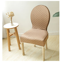 Load image into Gallery viewer, Round Back Chair Cover Elastic Seat Cover Dining Chair Protective Cover
