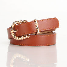Load image into Gallery viewer, Alloy Pin Buckle Casual All-Match Pu Thin Belt Clothing Matching Belt Jeans Strap
