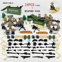 Load image into Gallery viewer, Children's Military Doll Building Blocks Toy Package Navy Doll Toy Weapons Fitting and Fixture
