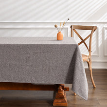 Load image into Gallery viewer, Waterproof and Oil-Proof Tablecloth Pure Color Thickened Rectangular Table Dustproof Tablecloth
