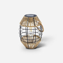 Load image into Gallery viewer, Solar Outdoor Light Tungsten Wire Warm Light Projection Lamp Woven Hanging Iron Solar Energy Garden Lamp
