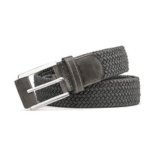 Load image into Gallery viewer, Men's Canvas Pin Buckle Belt Women's Woven Elastic Waistband Outdoor Tactics Belt
