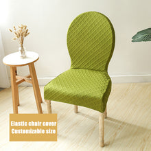 Load image into Gallery viewer, Round Back Chair Cover Elastic Seat Cover Dining Chair Protective Cover
