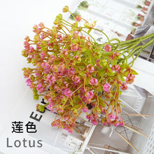 Load image into Gallery viewer, 6pcs/Set Starry Artificial Flower Simulation Bridal Bouquet Wedding Props Home Artificial Flower Arrangement Decorative Flowers
