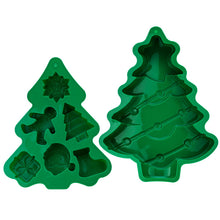 Load image into Gallery viewer, Christmas Silicone Mold Christmas Tree Gingerbread Man Mold Cookie Candy Mold
