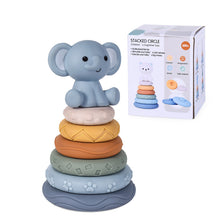 Load image into Gallery viewer, Infant Puzzle Building Blocks Cognitive Relief Square Soft Building Blocks Jenga Vinyl Building Blocks of Flexible Glue Toys
