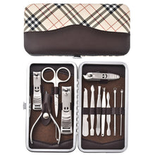 Load image into Gallery viewer, Stainless Steel Nail Clippers Set 12 Pieces Nail Scissor Set Manicure Manicure Implement Nail Clippers
