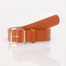 Load image into Gallery viewer, Retro Simple All-Match Square Buckle PU Leather Popular Belt for Women
