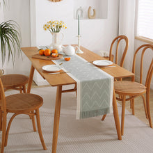 Load image into Gallery viewer, Handmade tassel table runner American jacquard table runner cloth table cloth chest of drawers cover towel decorative dustproof tablecloth
