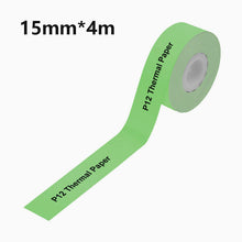 Load image into Gallery viewer, Heat-Sensitive Label Stickers Jingyou P12p15 Vitality Label Printing Paper Name Tape Continuous Thermal Label Paper
