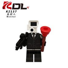 Load image into Gallery viewer, Kdl818 Toilet Person Series Audio Person TV Person Monitor Person Educational Assembled Building Blocks Toys
