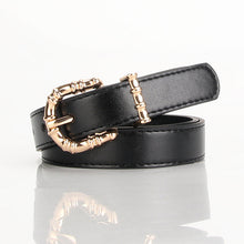 Load image into Gallery viewer, Alloy Pin Buckle Casual All-Match Pu Thin Belt Clothing Matching Belt Jeans Strap

