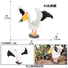 Load image into Gallery viewer, Animal Model Toy Set Flying Bird Bird Eagle Parrot Peacock Flamingo Cake Decorative Ornaments Children's Cognitive Toy
