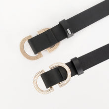 Load image into Gallery viewer, Japanese Buckle Girls Fashion Rhinestone Ornament Belt Dress with Jeans Strap
