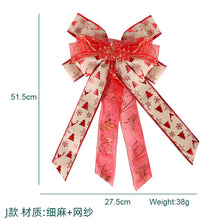 Load image into Gallery viewer, Christmas Holiday Decorations Bowknot Glitter Powder Christmas Tree Decoration
