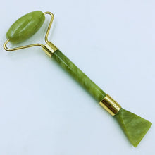 Load image into Gallery viewer, Natural Jade Beauty Instrument Double-Headed Jade Roller Facial Full Set Massage Beauty Instrument
