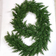 Load image into Gallery viewer, Simulated feel soft rubber pine needle rattan Christmas decoration green plant long pine cypress pine needle decorative rattan
