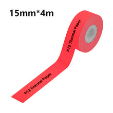 Load image into Gallery viewer, Heat-Sensitive Label Stickers Jingyou P12p15 Vitality Label Printing Paper Name Tape Continuous Thermal Label Paper
