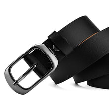 Load image into Gallery viewer, All-Matching Jeans Wide Belt Black New Fashion Simple Pant Belt
