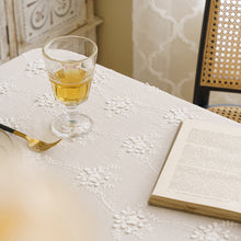 Load image into Gallery viewer, Three-Dimensional Embroidered Tablecloth Hollow Lace Rectangular Dining Table Cloth Tablecloth Picnic Blanket
