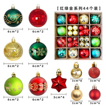 Load image into Gallery viewer, Christmas decoration 6cm electroplated ball plastic ball special-shaped painted Christmas ball gift Christmas tree pendant
