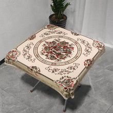 Load image into Gallery viewer, Weichen European and American Ins Gilding Tablecloth Waterproof Oil-Proof PVC round Table Tablecloth Lace Printing
