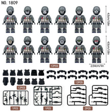 Load image into Gallery viewer, 12pcs/Set Mission Ghost Squad Particles Military Doll Toy Model Headset Weapon Equipment Building Blocks Toys
