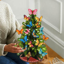 Load image into Gallery viewer, Stereoscopic Pop up Christmas Tree Removable Bird Ornaments Holiday Decorations
