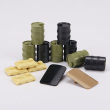 Load image into Gallery viewer, 20 Oil Drum Building Blocks Small Pellets MOC Sci Fi Parts Compatible Building Blocks Accessories
