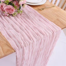 Load image into Gallery viewer, Voile Champray Table Runner Bohemian Twist Tablecloth Party Decoration Table Runner
