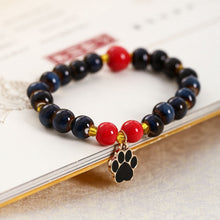 Load image into Gallery viewer, Ceramic Bracelet Cute Foot Bracelet Small Fresh Schoolgirl Gift Black Bracelet Couple
